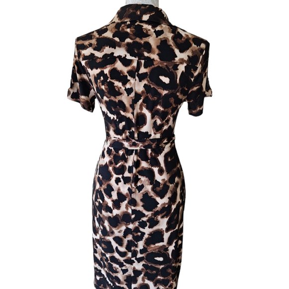 EN FOCUS STUDIO-Animal Print dress size 8 - Picture 5 of 8